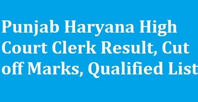 Punjab Haryana High Court Clerk Result