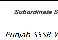 Punjab SSSB Welfare Officer Result