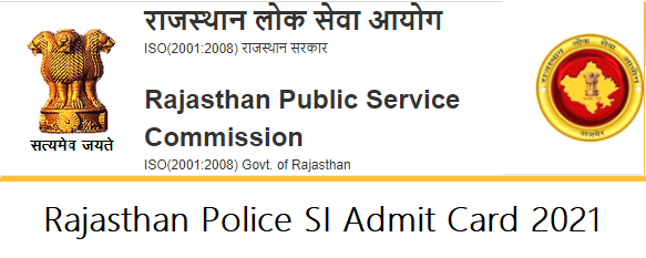 Rajasthan Police SI Admit Card