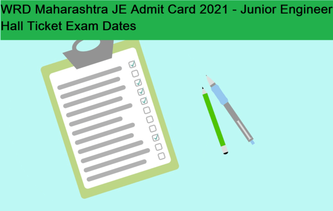 WRD Maharashtra JE Admit Card