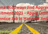 Haryana Roadwasy Jind Apprentice Recruitment