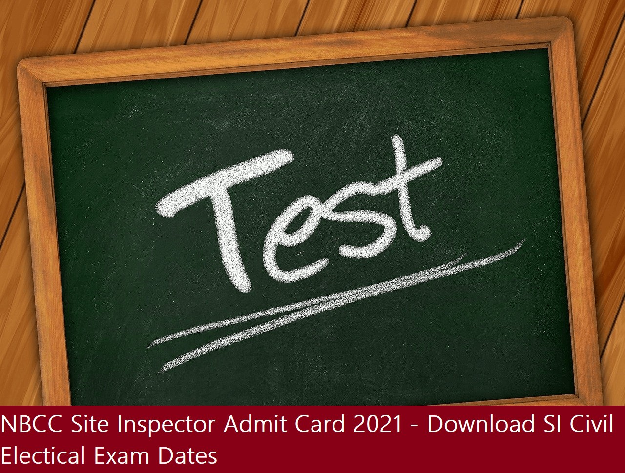 NBCC Site Inspector Admit Card