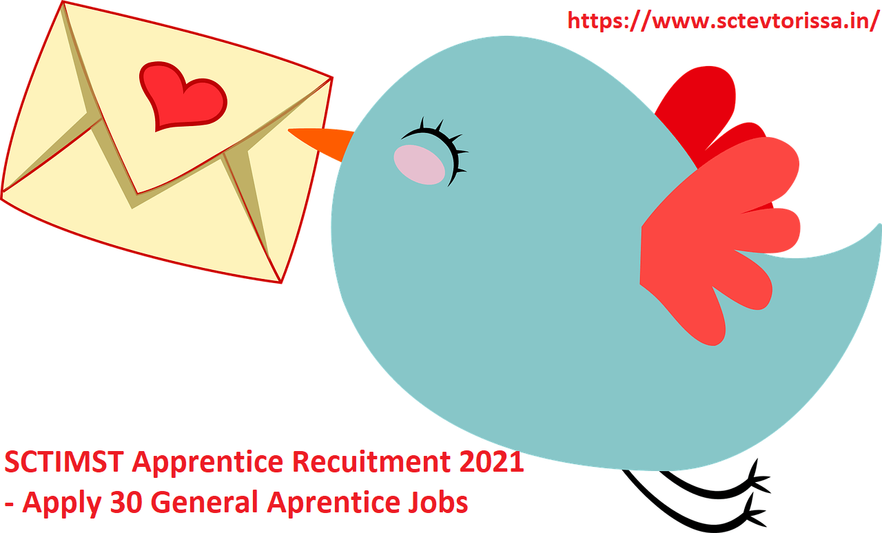 SCTIMST Apprentice Recruitment 2021