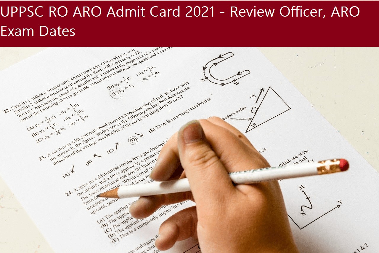 UPPSC RO ARO Admit Card