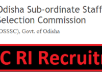 OSSSC RI Recruitment 2021