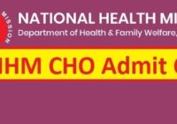 UP NHM CHO Admit Card 2021