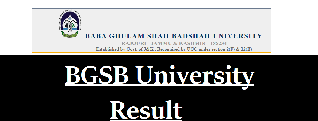 BGSB University Result