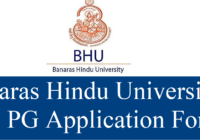 BHU Varanasi UG PG Application Form