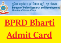 BPRD Admit Card
