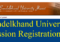 BU Jhansi UG PG Application Form 2021 - Bundelkhand University Form