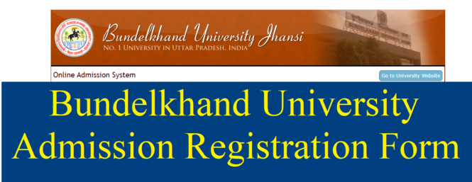 BU Jhansi UG PG Application Form 2021 - Bundelkhand University Form