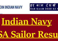 Indian Navy SSR Result