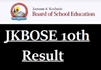 JKBOSE 10th Result
