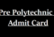 MP PPT admit card