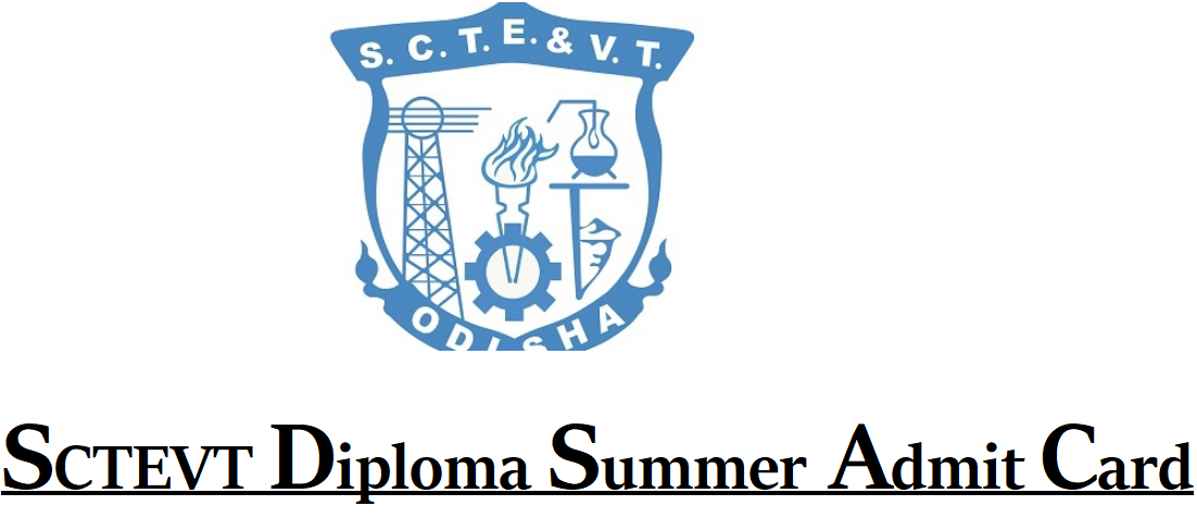 SCTEVT Diploma Summer Admit Card 
