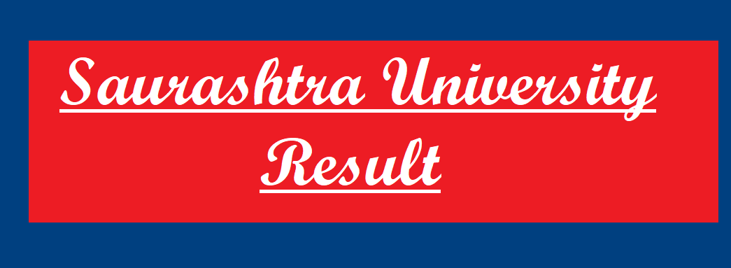 Saurashtra University Result