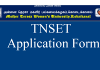 TNSET Application Form