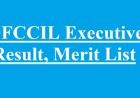 DFCCIL Executive Result