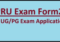 MJPRU UG PG Exam From