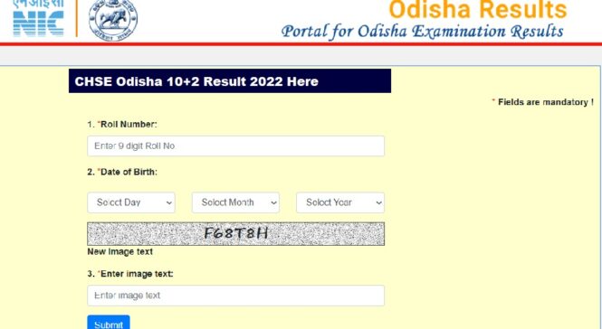 CHSE Odisha 10+2 Result 2022