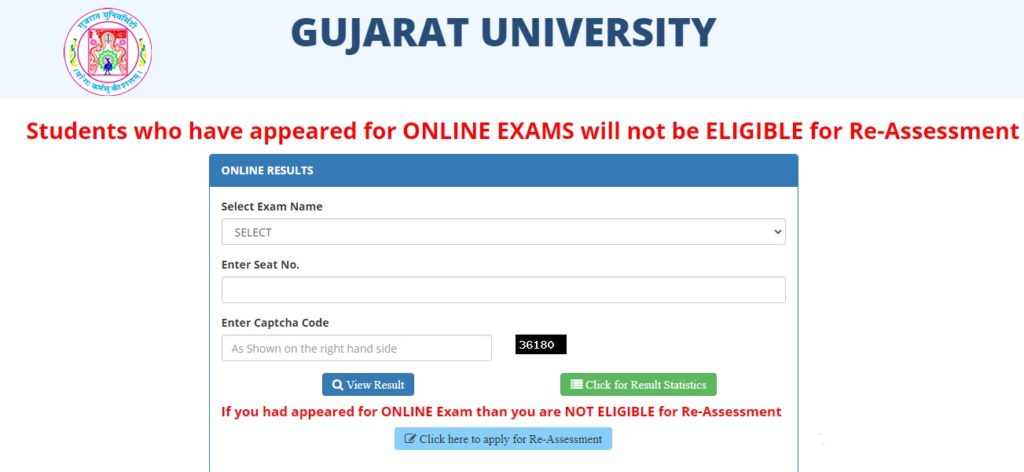 Gujarat University LLB Result