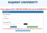 Gujarat University LLB Result