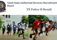 TN Police SI Result
