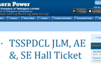 TSSPDCL JLM Hall Ticket