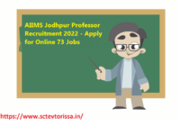 AIIMS Jodhpur Professor Recruitment