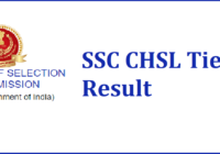 SSC CHSL Tier 1 Result