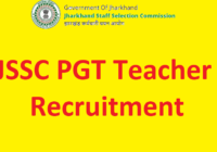 JSSC PGT Teacher Recruitment