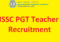 JSSC PGT Teacher Recruitment