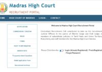 Madras High Court Hall Ticket
