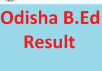 Odisha-B.Ed-Entrance-Result