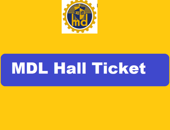 MDL Non Executive Admit Card