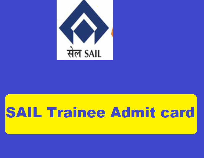 SAIL Trainee Admit Card