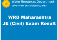 WRD Maharashtra JE Result