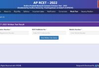 APRCET Results 2022