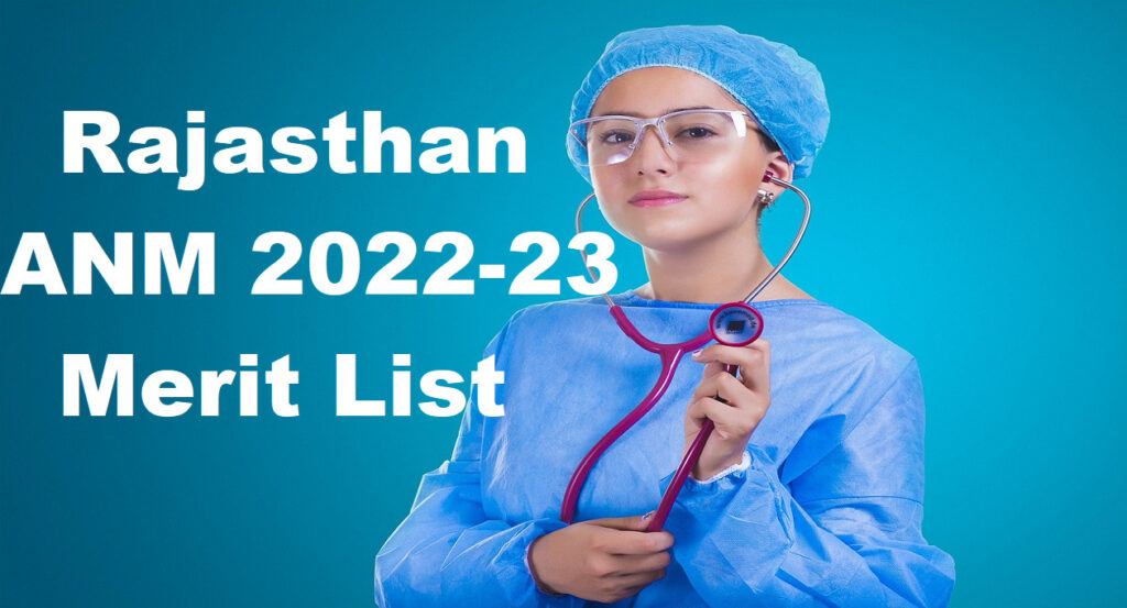 Rajasthan ANM Merit List
