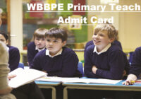 WBBPE Primary Teacher Admit Card