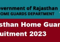 Rajasthan 3842 Home Guard Recruitment