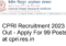 CPRI Recruitment 2023 Out - Apply For 99 Posts at cpri.res.in