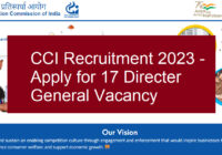 CCI Recruitment 2023 - Apply for 17 Directer General Vacancy