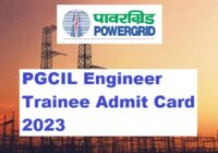PGCIL Engineer Trainee Admit Card 2023