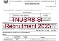 TNUSRB SI Recruitment
