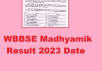 WBBSE Madhyamik Result