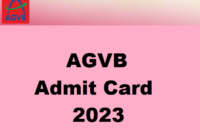 AGVB Admit Card 2023