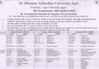 Agra University Date Sheet 2023