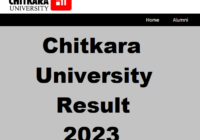 Chitkara University Result 2023