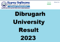 Dibrugarh University Result 2023